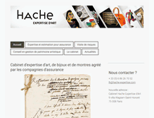 Tablet Screenshot of hache-expertise.com